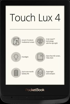 Pocketbook Touch Lux 4 6" 8GB E-book olvasó