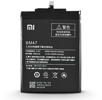 Xiaomi XI-057 Xiaomi Redmi 4X Telefon akkumulátor 4100 mAh (ECO csomagolás)