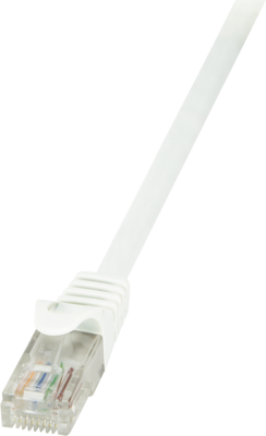 LogiLink CAT6 U/UTP Patch Cable EconLine AWG24 white 7,50m