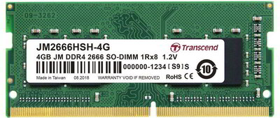 Transcend 4GB /2666 JetRam DDR4 Notebook RAM