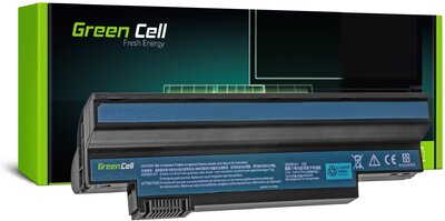 Green Cell AC18 Acer Aspire One/Packard Bell EasyNote notebook akkumulátor 4400 mAh