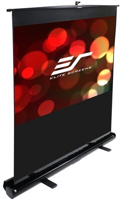 EliteScreens F120NWH - 120" Hordozható vetítővászon állvánnyal (267x150 - 16:9) Matt fehér - Fekete váz