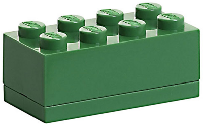 Lego 40121734 Tárolódoboz (4x2) - Zöld