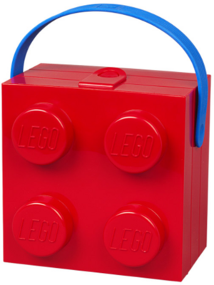 Lego 40240001 Szendvicstartó doboz füllel - Piros