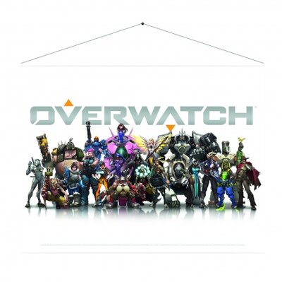 Gaya Entertainment GE3088 Overwatch fali dekoráció - Hősök