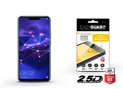 EazyGuard LA-1396 Diamond Glass 2.5D Fullcover Huawei Mate 20 Lite Gyémántüveg képernyővédő - Fekete