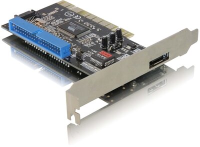 Delock RAID vezérlő - 1 db eSATA, 1 db SATA, 1 db IDE