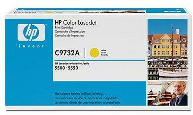 HP C9732A sárga toner