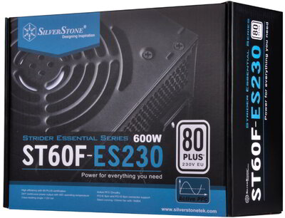 Silverstone 600W Essential Series ST60F-ES230 80+ tápegység