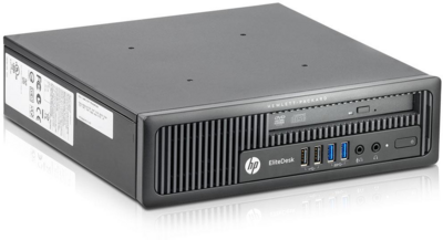 HP EliteDesk 800 G1 USDT + Win 8 Pro (Intel i5-4570S / 4GB / 500GB / DVDRW)Használt!