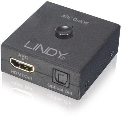 Lindy 38068 HDMI ARC Audio leválasztó - Fekete