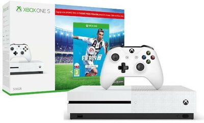 Microsoft Xbox One S 500GB Fehér + FIFA 19 Bundle