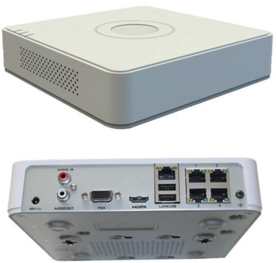 Hikvision DS-7108NI-Q1/8P 8 csatornás videó rögzítő - Fehér