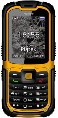 myPhone Hammer 2+ Dual SIM Okostelefon - Fekete/Sárga