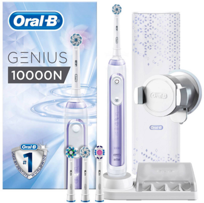 Oral-B Pro 10000N Braun Sensitive Elektromos fogkefe - Lila (Orchidea)