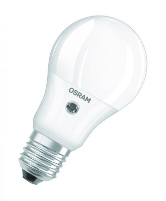 Osram Star+ 5.5W E27 LED körte izzó matt fényérzékelővel - Meleg fehér