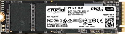 Crucial 1TB P1 M.2 NVMe PCIe SSD