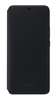 Huawei Wallet Huawei Mate 20 Pro Gyári Flip Tok - Fekete