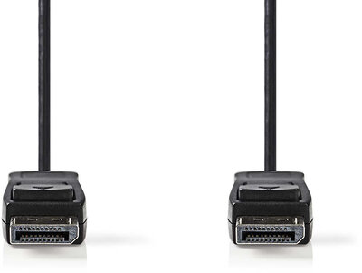 Nedis CCGP37010BK20 DisplayPort (apa - apa) kábel 2m - Fekete