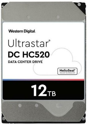 Western Digital Ultrastar DC HC520, 3.5', 12TB, SATA/600, 7200RPM, 256MB cache