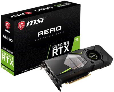 MSI GeForce RTX 2070 8GB GDDR6 AERO 8G Videokártya