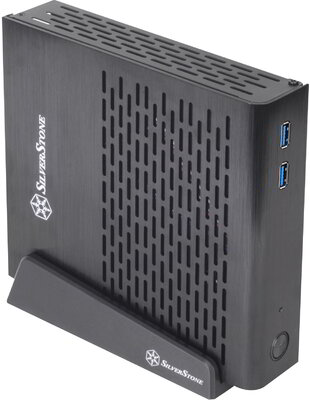 Silverstone Petit Series PT13 USB 3.0 Számítógépház - Fekete