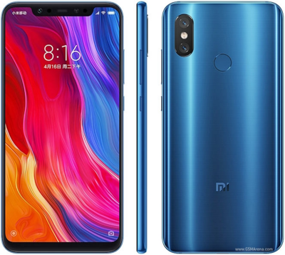 Xiaomi Mi 8 6/128GB Dual Sim Okostelefon - Kék