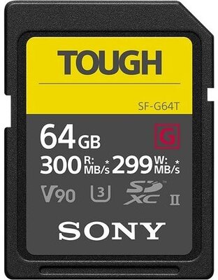 Sony 64GB Tough SDXC UHS-II CL10 memóriakártya