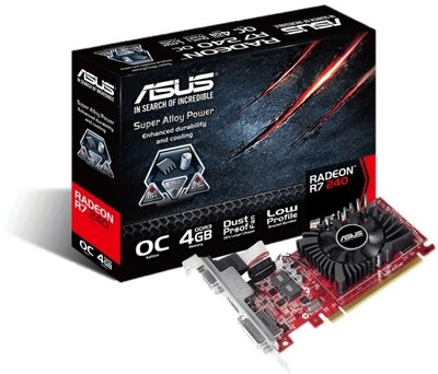 Asus R7 240-OC-4GD3-L AMD 4GB DDR3 videokártya