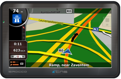 Concorde 7" CNS Globe Sirocco GPS navigáció (EU Térkép)