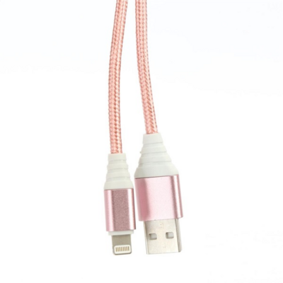 Omega OUFBB3LBOXRG USB-A - Lightning (apa - apa) kábel 1m - Rózsaarany