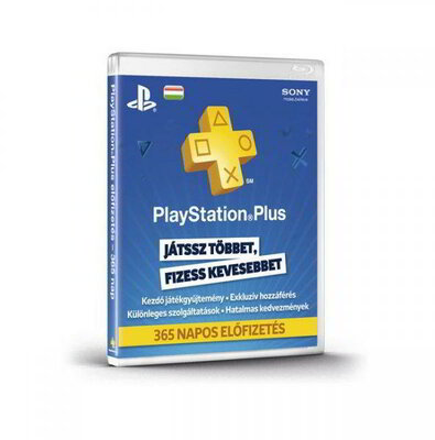 PlayStation Plus 365 napos feltöltőkártya (PS3)