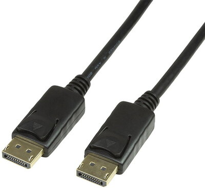 LogiLink CV0074 DisplayPort (apa - apa) kábel 5m - Fekete