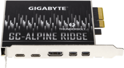 Gigabyte GC-ALPINE RIDGE 2.0 Intel Thunderbolt 3 Certified add-in card