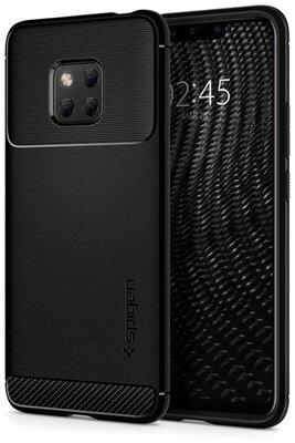 Spigen SGP Rugged Armor Huawei Mate 20 Pro Szilikon Hátlap Tok - Fekete