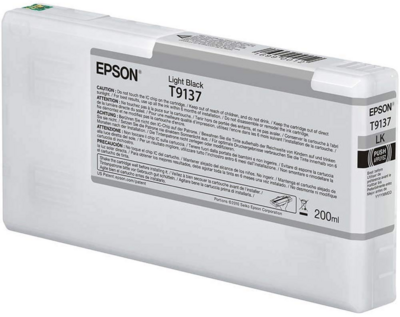 Epson T9137 Eredeti Tintapatron Világos Fekete