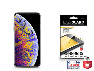 EazyGuard Diamond Glass Apple iPhone XS Max Edzett üveg kijelzővédő