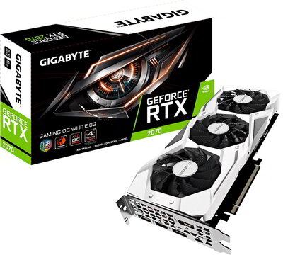 Gigabyte GeForce RTX 2070 8GB GDDR6 GAMING OC WHITE 8G Videokártya