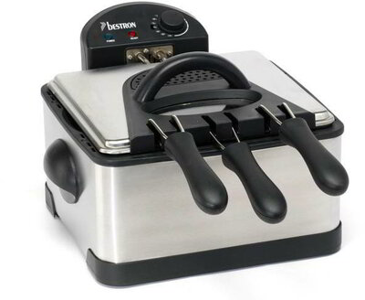 Bestron DF402B Családi Olajsütő - Inox