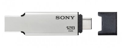 Sony 128GB USM-CA2 Series USB Type-C + Type-A Pendrive - Ezüst