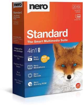 Nero Standard 2019 4 in 1 Multimedia Suite HU BOX