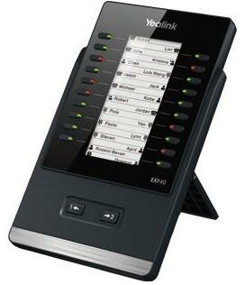 Yealink EXP40 LCD bővítőmodul - Fekete