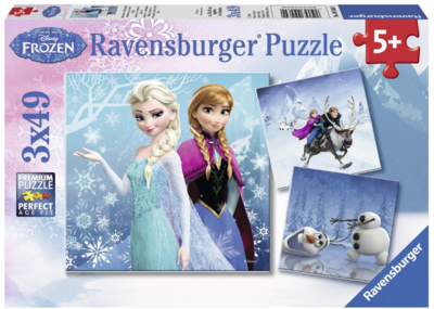 Ravensburger 092642 Jégvarázs Puzzle 3x49db