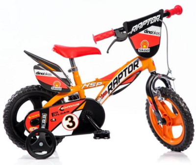 Dino Bikes 612L-RP Raptor narancssárga kerékpár 12-es méretben