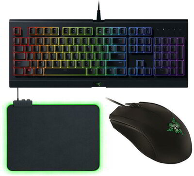 Razer Holiday Bundle 2018 Billentyűzet US +Egér+Egérpad