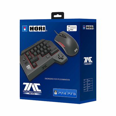 HORI Tactical Assault Commander FOUR - K2 PS4/PS3 Billentyűzet + Egér