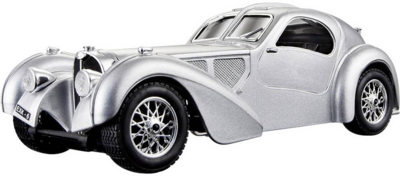 Bburago Bugatti Atlantic (1936) fém autó (1:24) - Ezüst