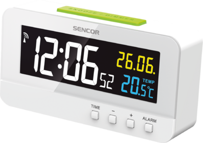 Sencor SDC 4800 W Digitális ébresztőóra - Fehér