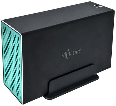 i-tec MySafe 2x3.5" USB 3.0 Külső HDD ház - Fekete
