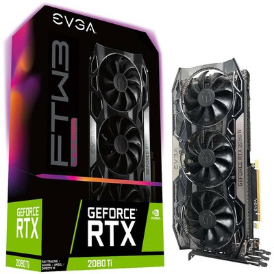 EVGA GeForce RTX 2080 Ti FTW3 ULTRA GAMING, 11GB GDDR6, iCX2 & RGB LED